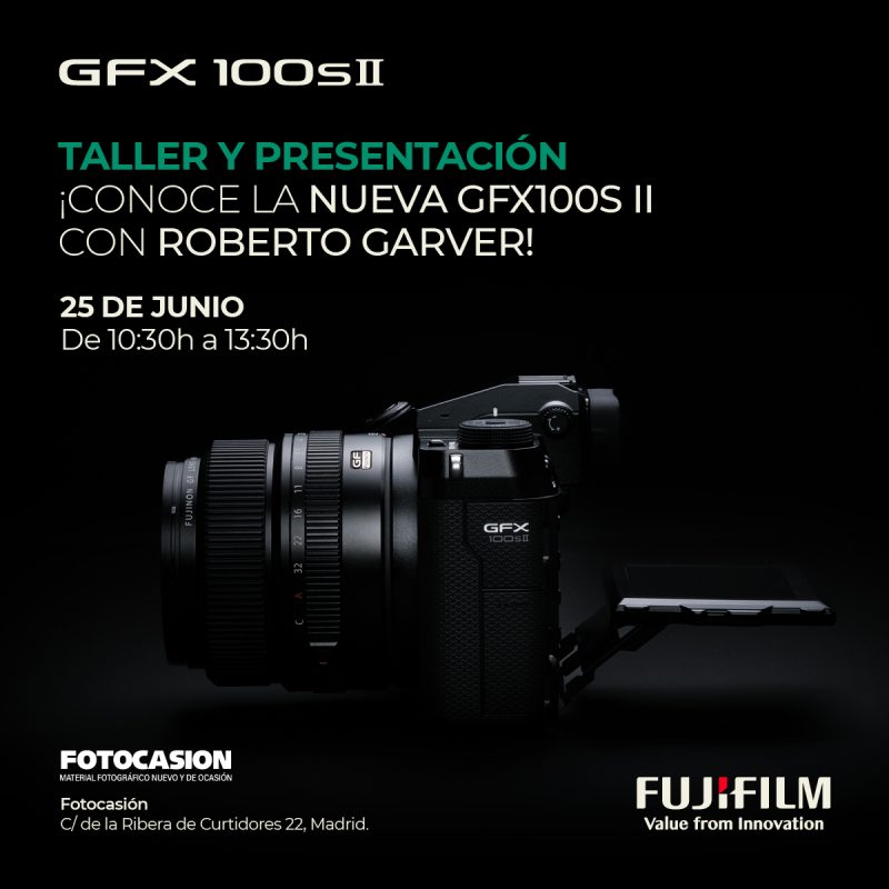 Taller de presentación de la nueva GFX100S II con Roberto Garver